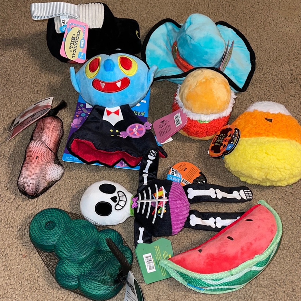 Dog toy lot!